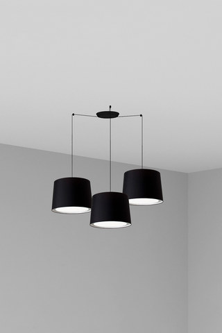 Faro Barcelona CONGA 3L Black pendant lamp 500 — manufacturer representative image