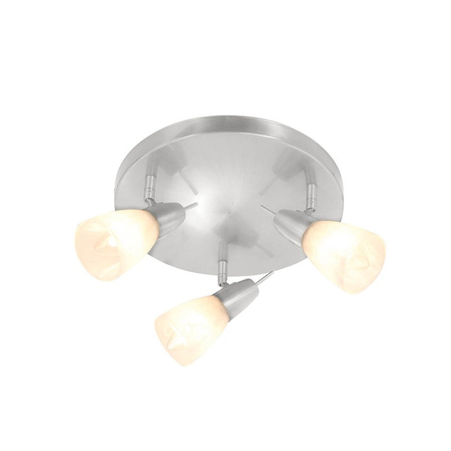 ACA Lighting NETTO SPOT III GLASS 3X40W E14 NM KAMET — MC542NM3R