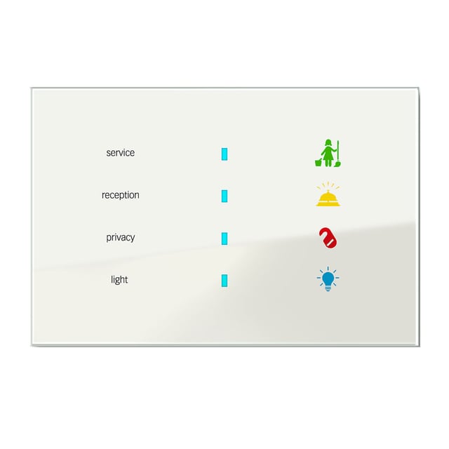 Blumotix Panel Control Hotel Room cover — Panel Control Hotel Room — BX-F-F120W
