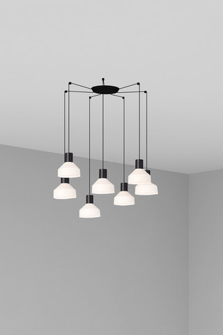 Faro Barcelona KOMBO 200 7L Beige pendant lamp — manufacturer representative image