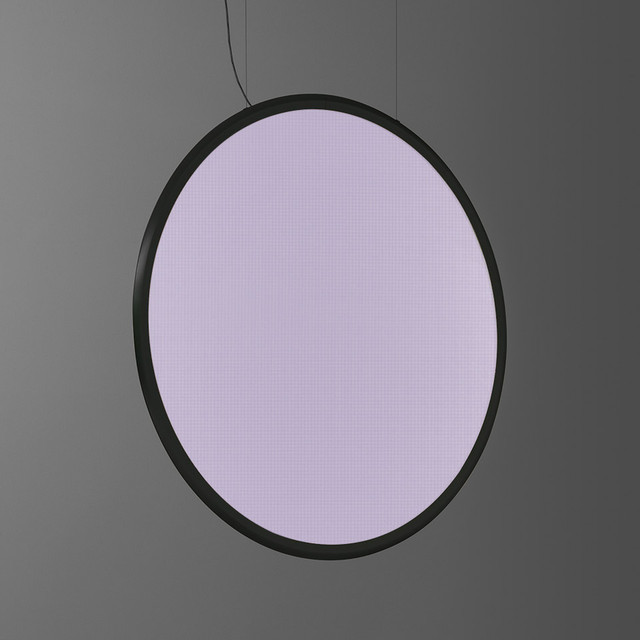 Artemide Discovery Vertical 140 White Violet Integralis - Black - App Compatible — 1994230IN1APP