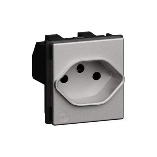BTicino Swiss standard sockets 2 P+E 10 A 250 Va.c. socket — KS4164T13