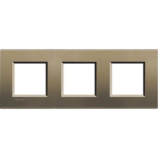 BTicino Square cover plate 2x3P 71mm Square — LNA4802M3SQ