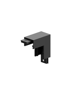 Zambelis 23132 SURFACE VERTICAL CORNER FOR 48V ULTRA SLIM MAGNETIC TRACK BLACK 15MM
