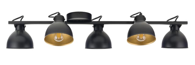Sigma MARS Ceiling lamp 5 black gold — 32274