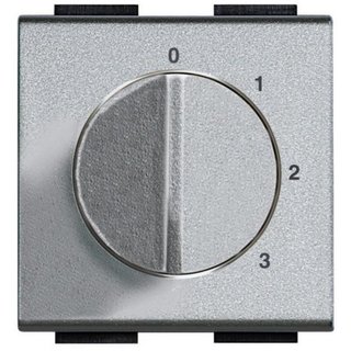 BTicino 2- way rotary switch – 4 positions for controlling air conditioners, fans control - 3 A 250 Vac — NT4016