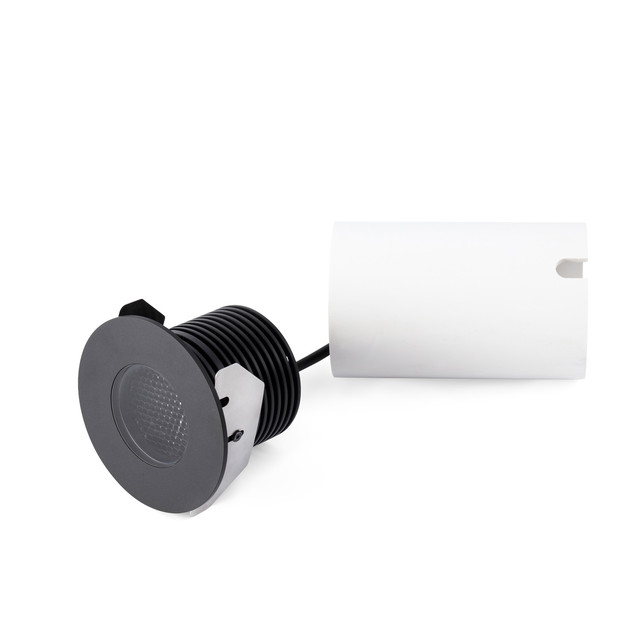 Faro Barcelona GRUND 80 Black recessed lamp 7W 2700K — 70736
