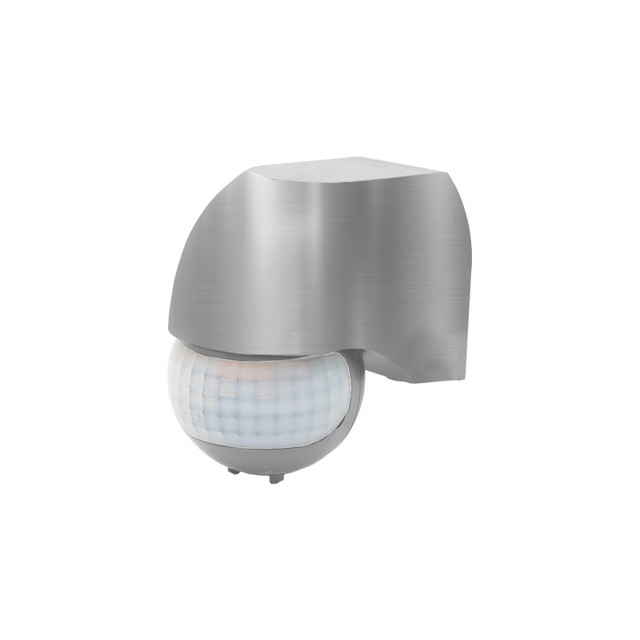 ACA Lighting MOTION DETECTOR INFRARED WALL MOUNTED 230V IP44 180° ~12m MAX INOX — ELPIRWISP