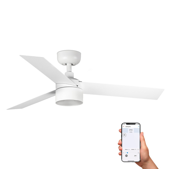 Faro Barcelona CRUISER TEK S White fan 2700K TUYA — 34288WT3W