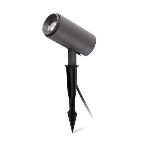 Faro Barcelona PLOM Dark grey spotlight with spike — manufacturer representative image
