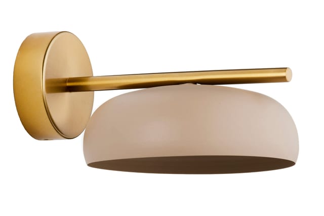 Sigma Wall lamp OLAF gold/ciepły beż 41687