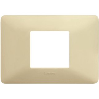 BTicino Cover plate 2 modules centred — AM4819BCD