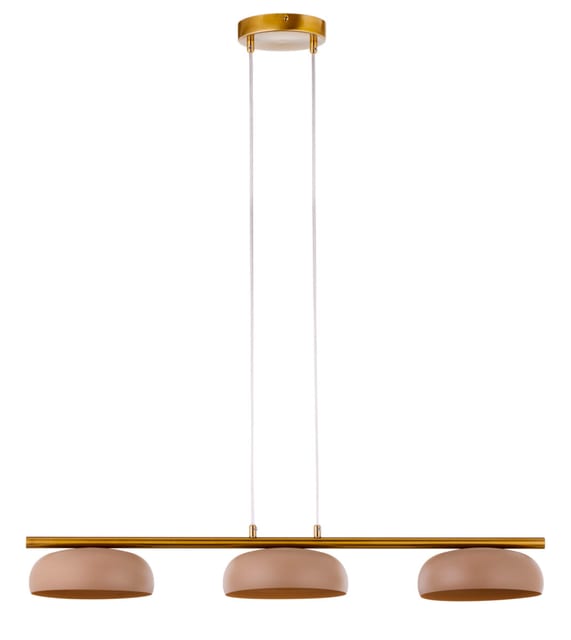 Sigma Pendant lamp OLAF 3 gold/ciepły beż 41685