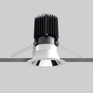 Artemide Everything 80 - Round - Trim - 31° 2700K - White trim / Black deflector — M326120