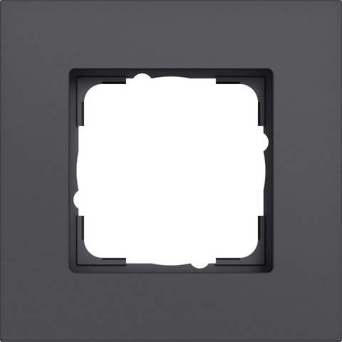Gira Esprit cover frame aluminium anthracite (lacquered) aluminium anthracite (lacquered) — 0211408
