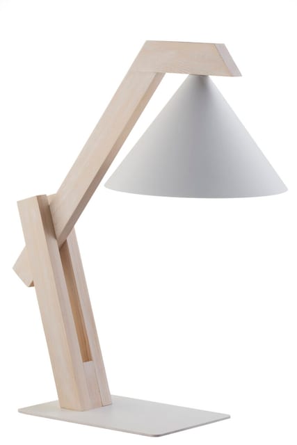 Sigma Table lamp DECO white/drewno bielone 41820