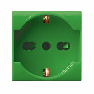 AVE COM.SCHUKO+IT.ST.SOCKE.GREEN S44 2M — 442090/15TSV