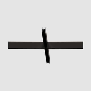 Artemide A.24 - Ceiling Magnetic Track - X Joint - Black — AQ14004
