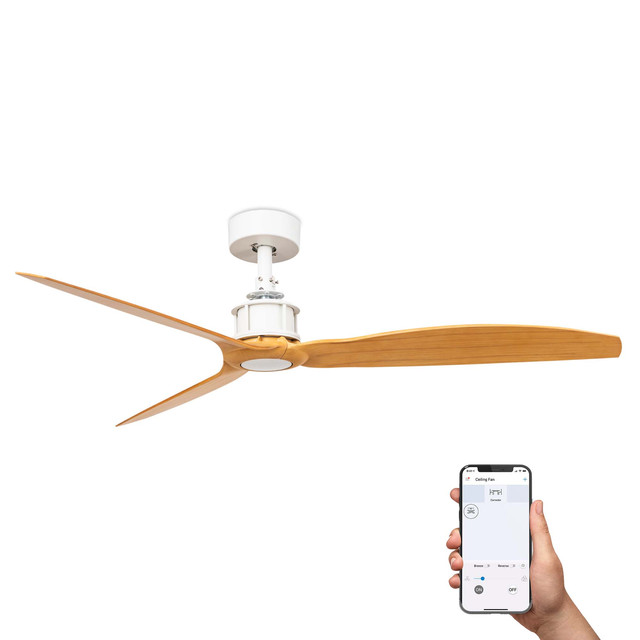 Faro Barcelona JUST FAN M White/maple FAN M TUYA — 32110WT