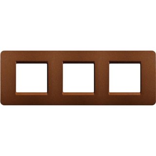 BTicino Matix - plate 2+2+2 horizontal Terracotta — AM4802/3RT