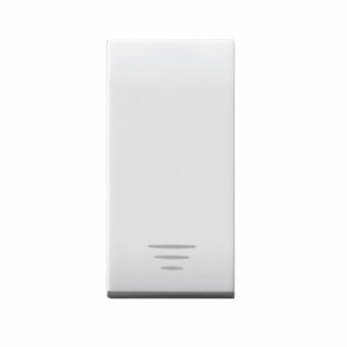 AVE Domus push-button, 1P NO+NC 10A, 1 module — 441025
