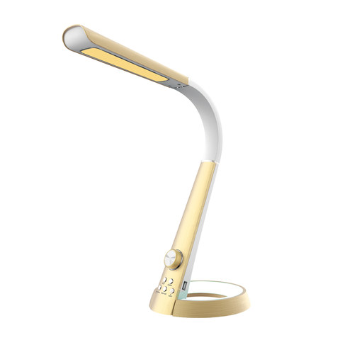 ACA Lighting DESK LAMP GOLD ABS LED SMD 8W 450LM CCT 3000K-4300K-6000K IP20 — manufacturer representative image