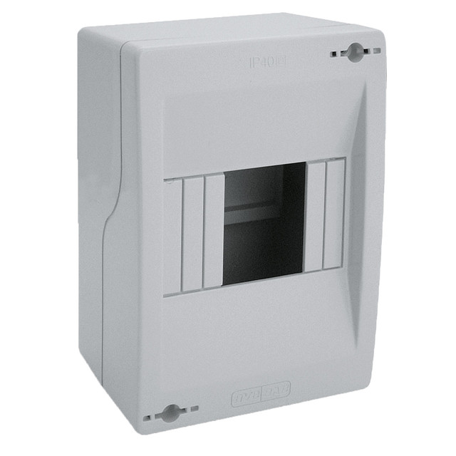 AVE IP40 INSUL.ENCLOS.NO DOOR 4+1/2DIN — Q4004