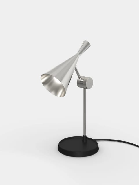 Tom Dixon Unbeaten Table Light | Brushed Aluminium — BLT11AL-TUN01M2