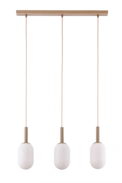 Sigma Pendant lamp PLUUM 3 prosty ciepły beż 41856