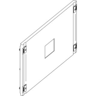 BTicino Front panel with screws 1/4 turn for M250-630E with earth leakage module — 9532/TNPL