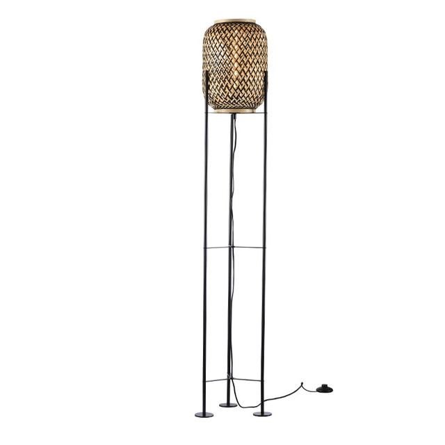 ACA Lighting FLOOR LIGHTING 1ΧE27 BAMBOO D23XH145CM SAHARA — AR3191F145NB