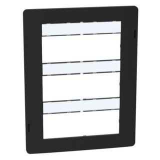 BTicino Special cover plates - 6 + 6 + 6 modules — JA4818JB
