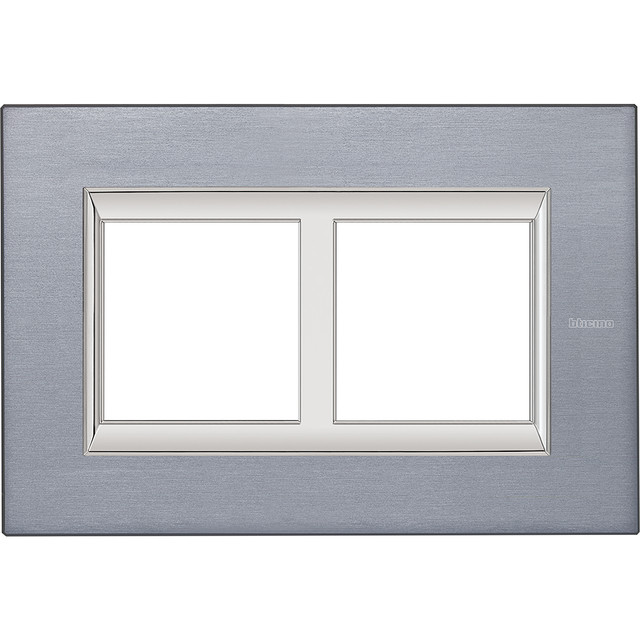 BTicino Rectangular cover plate 2x2P 57mm — HA4832/2AZ