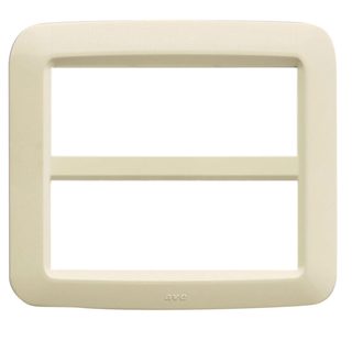 AVE TECHNOPOL.COVER PLATE 10M.ICE WHITE — 45PY010BB