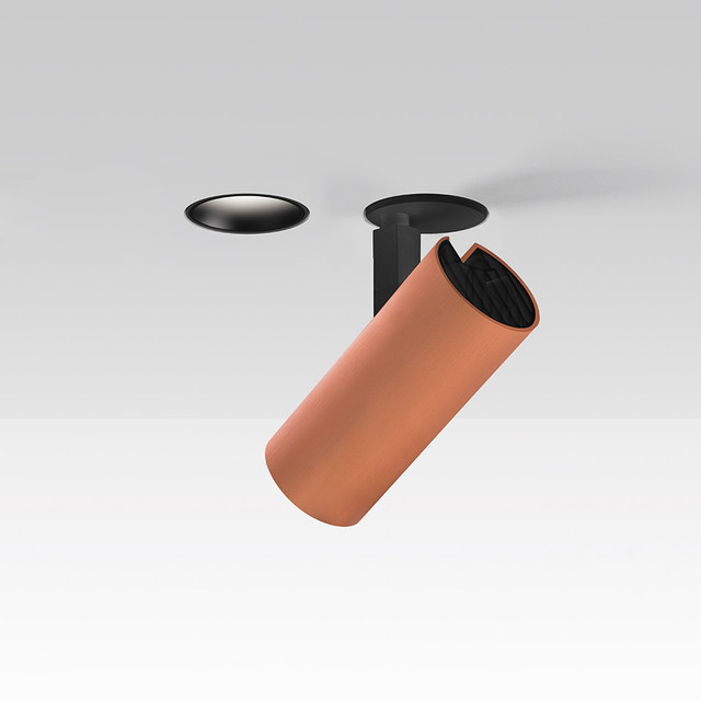 Artemide Vector Recessed 55 - 17° 3000K Brushed copper — AP51118 — manufacturer representative image