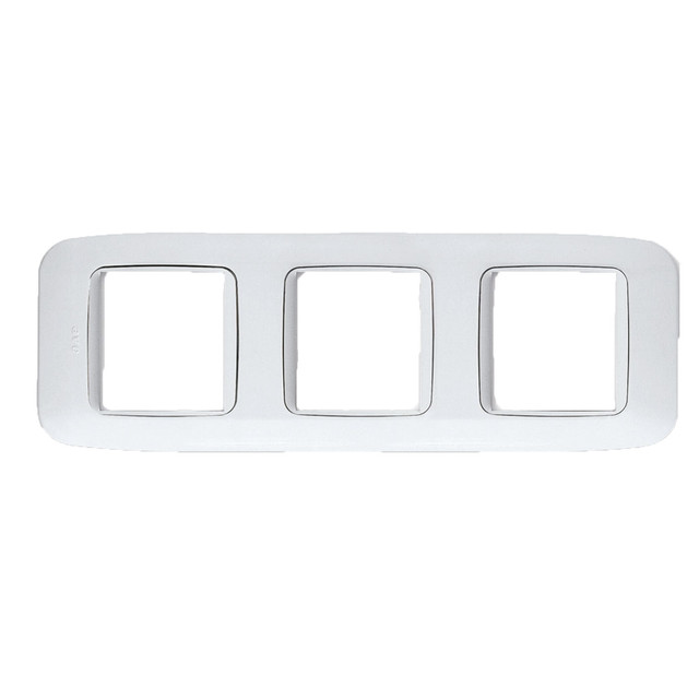 AVE TRIPLE PLATE ICE WHITE WITH FRAME — 45P26BB