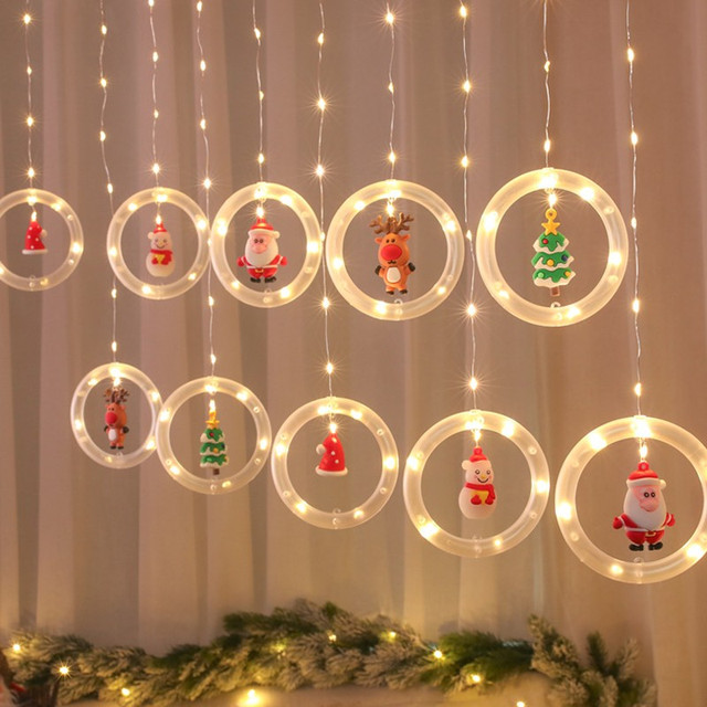 ACA Lighting "CHRISTMAS ICICLE COPPER LIGHT" 125 WW LED ICICLE LIGHTS, 3mx0,5m, USB STEADY & FLASH BULB, IP20, 2,5m LEAD CABLE — X041251627