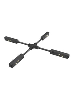 Zambelis 20113 CROSS FLEX CONNECTOR FOR MAGNETIC TRACKS, BLACK