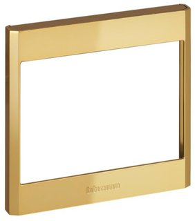 BTicino 1-module frame – Gold finish — 345203