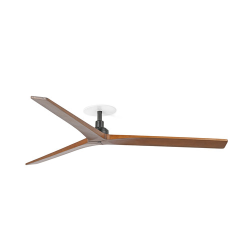 Faro Barcelona KLIM RECESSED L Ceiling fan black/walnut — manufacturer representative image