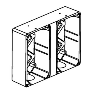 BTicino Horizontal multifunction box for IDROBOARD 12 modules — F107N12H