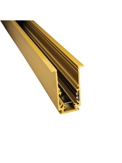 Zambelis 2084G-1 MAGNETIC RECESSED TRACK GOLDEN BRASS 1M