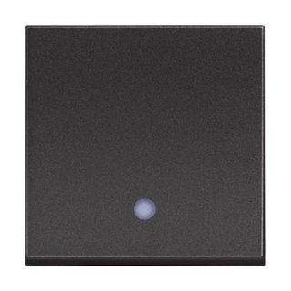 BTicino One-way switch 1P 10 AX - 250 Vac - lightable — RG4001M2L
