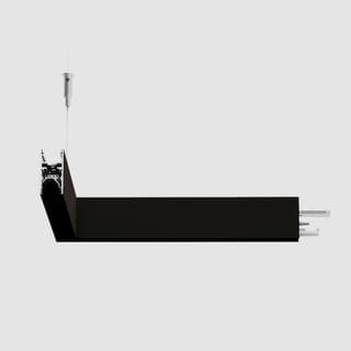 Artemide A.24 - Suspension Diffused Emission - 90° Angle (same plane) - Direct Emission - 4000K - Black — AQ41504