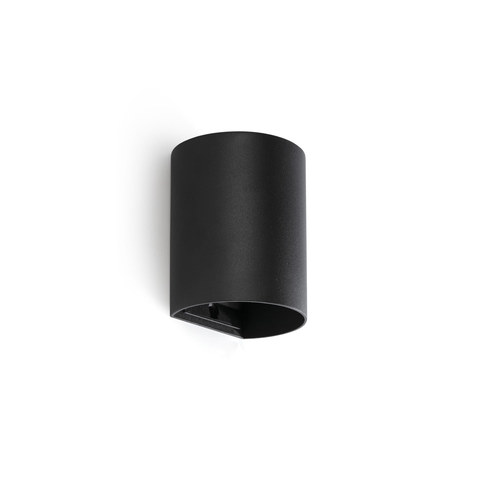 Faro Barcelona SOLE Black round wall lamp — manufacturer representative image