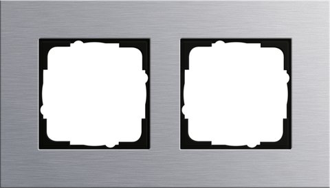 Gira Esprit cover frame aluminium (anodised) aluminium (anodised) — 021217