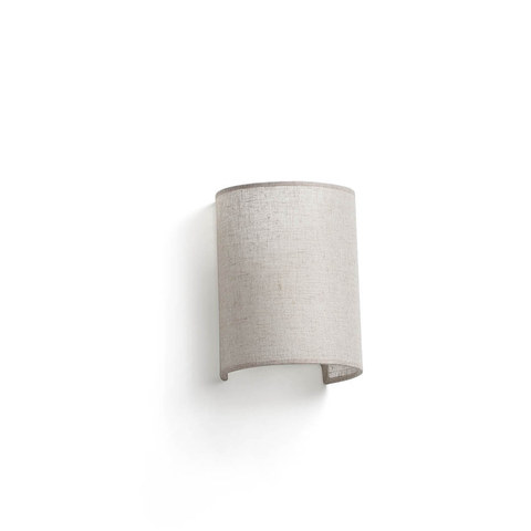 Faro Barcelona OTTON R Round Linen wall lamp vertical — manufacturer representative image
