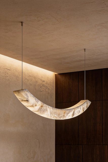 United Alabaster ARK — alabaster pendant luminaire