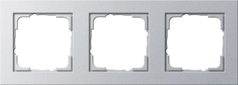 Gira E2 cover frame colour aluminium colour aluminium (lacquered) — 021325