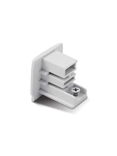 Zambelis 19411 END CAP FOR 3-PHASE TRACK WHITE 100-240V